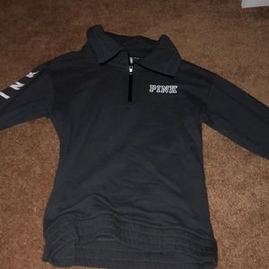 Victoria’s Secret Pink grey quarter zip